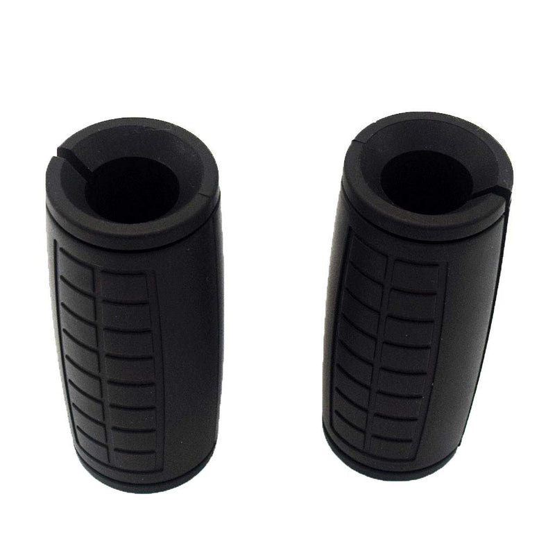 [Australia - AusPower] - yuhqc Dumbbell Grips, Thick Bar Grips, Barbell Grips Thick Bar Adapter Muscle Builder Weightlifting Grips Black 