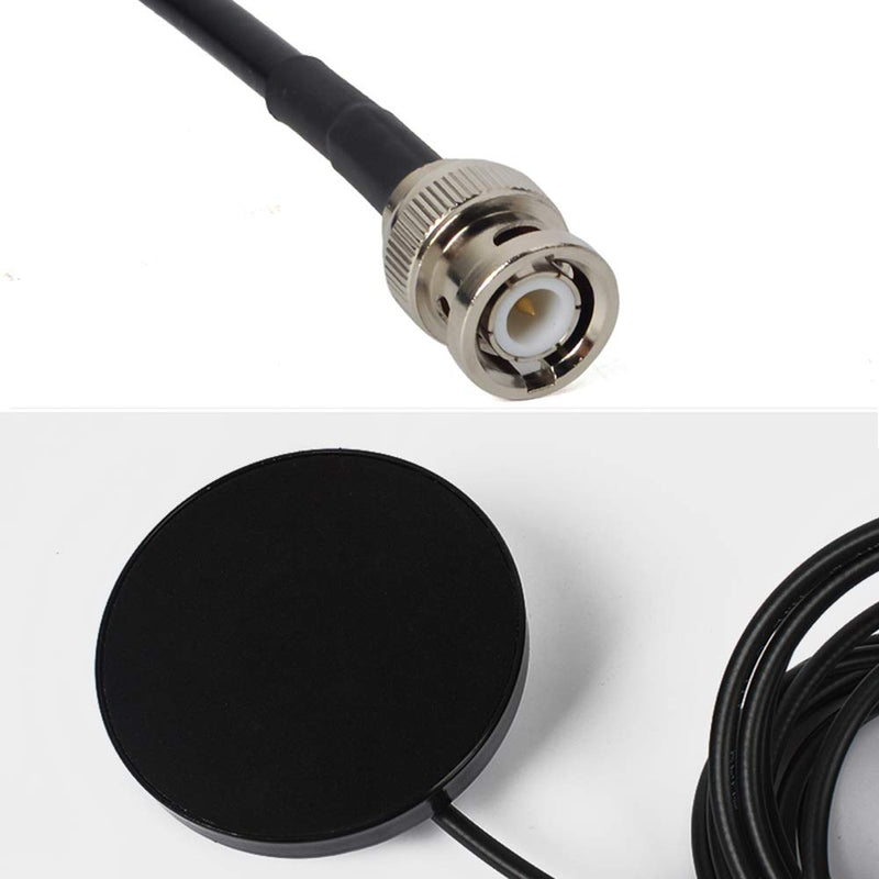 [Australia - AusPower] - HYS Universal NMO Magnetic Base Mount Mobile Antenna NMO to BNC Male Connector W/5M(16.4ft) RG-58 Coaxial Cable for BNC HF/VHF/UHF 27Mhz Portable CB Transceiver Radios 