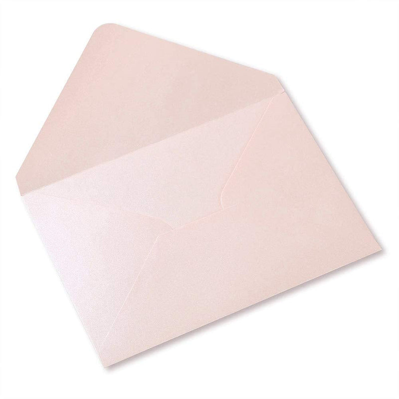 [Australia - AusPower] - PONATIA 50 Pieces/Lot 5.35 x 7.7 inches, Perfect for 5''x7'' Weddings, Invitation Cards,Graduation Invite (Blush Pink) Blush Pink 
