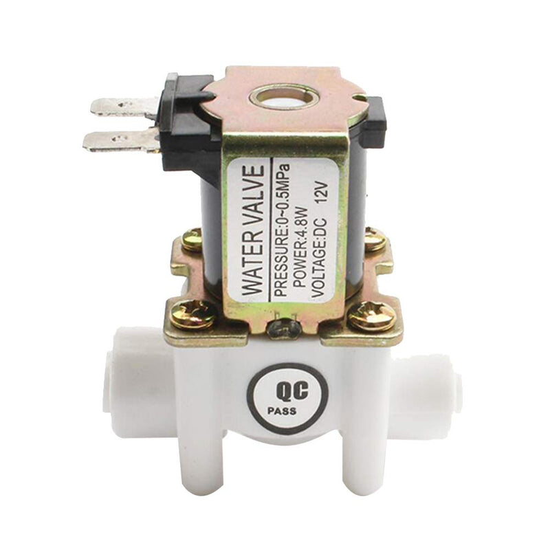 [Australia - AusPower] - Beduan 12V 1/4" Inlet Water Solenoid Valve Normally Closed for RO Reverse Osmosis Pure System 1/4” 12V 