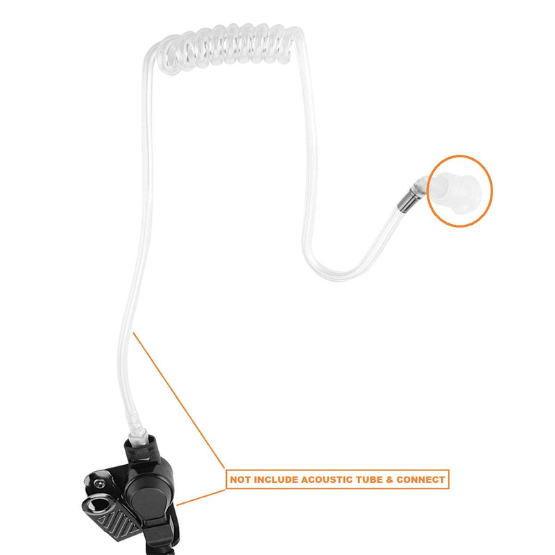 [Australia - AusPower] - JEUYOEDE Replacement Mushroom Earbud Ear Tips Compatible with Motorola Kenwood Baofeng Surveillance Kits Acoustic Tubs Earpiece-10 Pack 