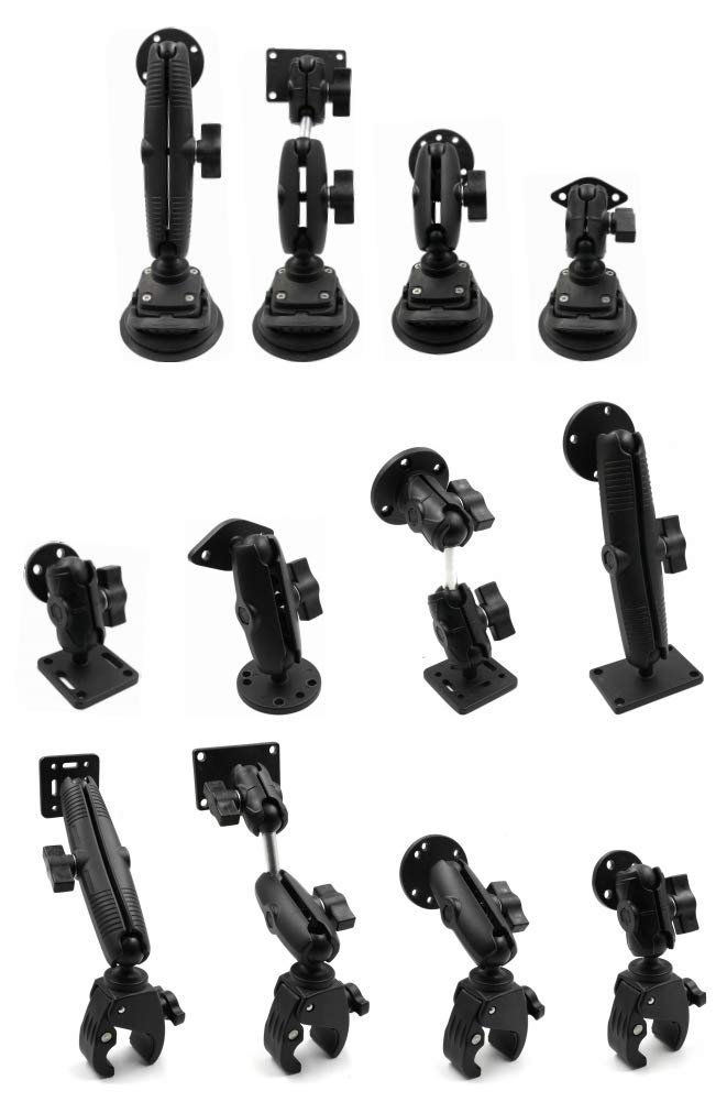 [Australia - AusPower] - Marine Aluminum Double Socket Arm for All Industry Standard 1 inch / 25mm / B Size Ball adapters, Compatible with RAM, Arkon, iBolt and More (3.5 in) 3.5 in 