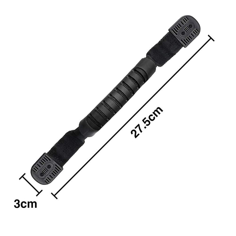 [Australia - AusPower] - Housedeco 2 Pack Kayak Carry Handles with Kayak Hardware for Kayaks Suitcase Luggage 2Pcs Black 