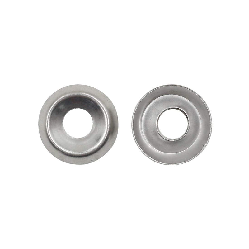 [Australia - AusPower] - TOUHIA 50pcs #10 Finishing Washers Stainless Steel Cup Countersunk Washer 