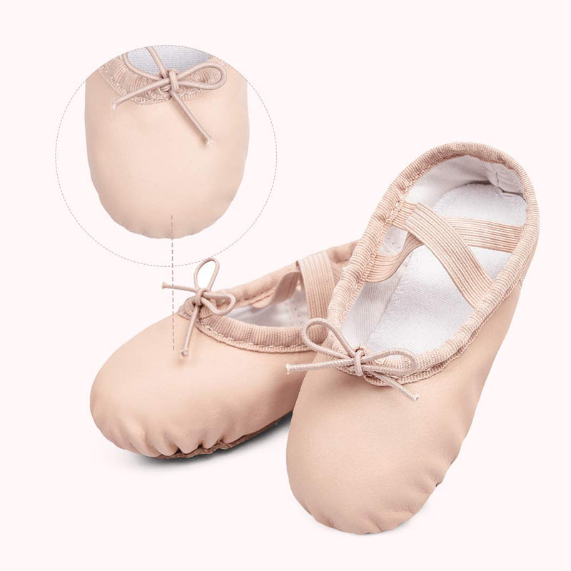 [Australia - AusPower] - Stelle Girls Ballet Practice Shoes, Yoga Shoes for Dancing 5 Toddler Ballet Pink (With Lace) 