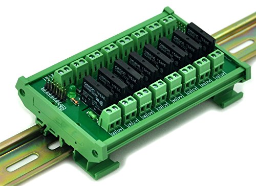 [Australia - AusPower] - Electronics-Salon DIN Rail Mount DC5V 8 Channels DC-AC 2Amp G3MB-202P Solid State Relay SSR Module Board. 