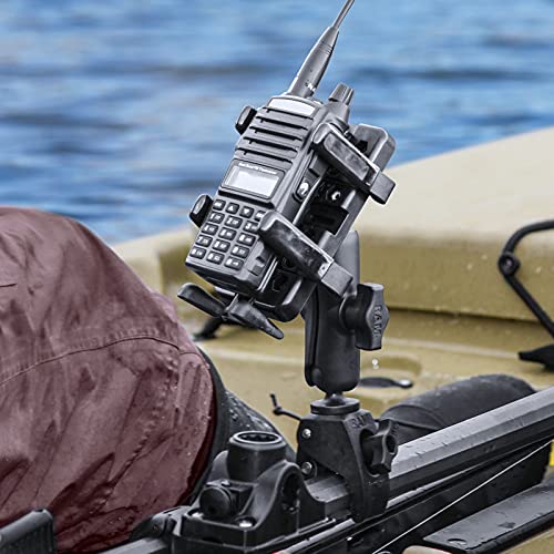 [Australia - AusPower] - RAM Mounts Finger-Grip Universal GPS and Radio Holder RAM-HOL-UN4U Compatible with RAM B 1" and C 1.5" Components 