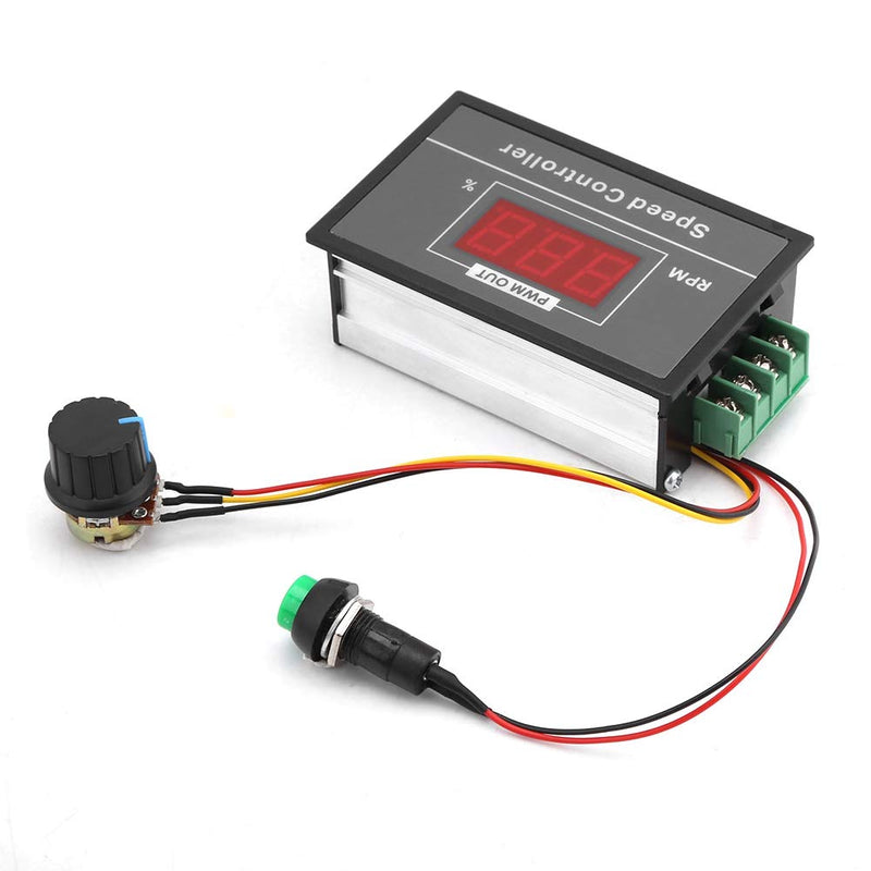 [Australia - AusPower] - Controller Adjustable Regulator Generator PWM DC 6-60V 12V 24V 36V 48V 30A PMW Motor Speed Controller 
