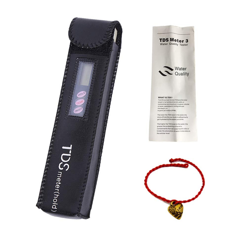 [Australia - AusPower] - TDS Meter, Water Quality Tester Filter Pen, Accuracy Testing Water Quality for Drinking Water Purity Test, Swimming Pools, Aquariums, Etc. 