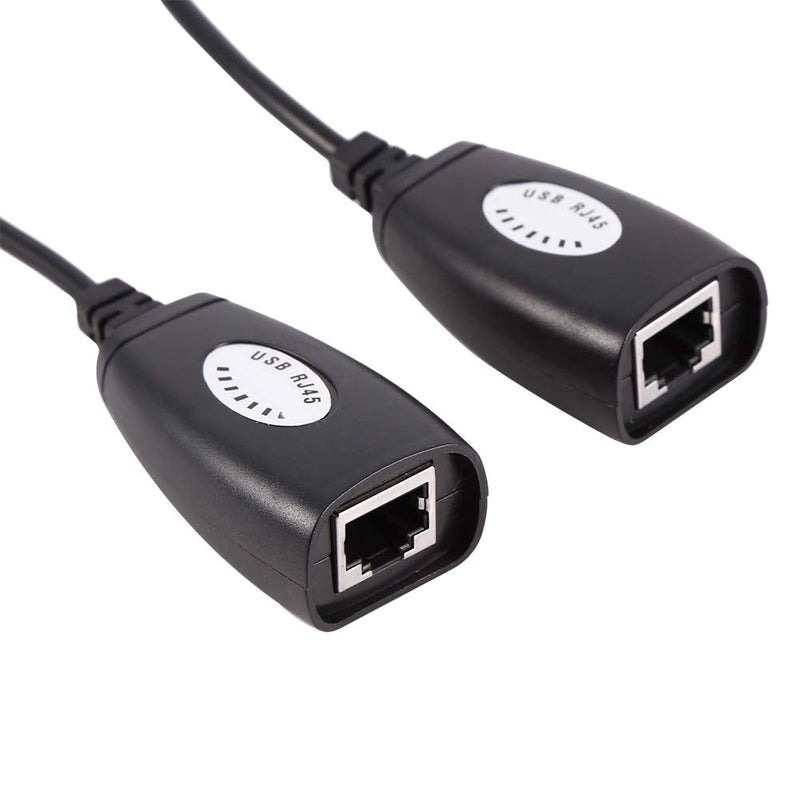 [Australia - AusPower] - Richer-R USB to RJ45 Adapter,USB 2.0 to RJ45 Ethernet Extension Extender Network Adapter Cable Wired LAN Ideal for Use with USB Cameras, Printers, Web Cameras, Keyboard, Mouse Extensions 