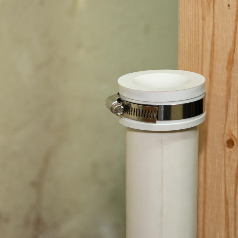 [Australia - AusPower] - Fernco QC-101W 1.5-in. Qwik Cap Flexible PVC Pipe Cap Drain Waste and Vent, White 