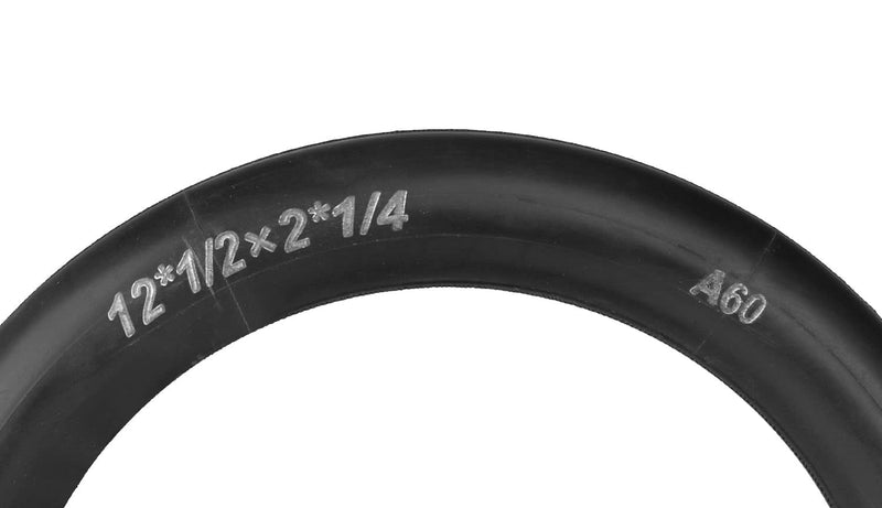 [Australia - AusPower] - 2-Pack 12.5 x 2.25 Scooter Tire Tubes 12 ½ x 2 ¼" CR202L-A60 Angled Valve Stem Heavy Duty 12" Bike Tubes Compatible with Most 12.5 X 1.75/2.25" 12 1/2 x2 1/4 Kid Bike Tubes/Scooter Inner Tubes 