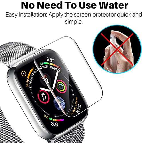 [Australia - AusPower] - Screen Protector for Wyze Watch 47mm, TPU Full Coverage Anti-Bubble HD Clear Film for Wyze Smart Watch 47, Waterproof/Scratch Resistant/Bubble Free (3 pack) 