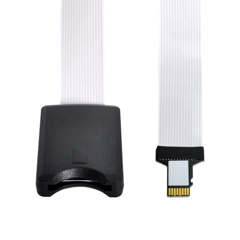 [Australia - AusPower] - CY Memory Card Kit Micro-SD TF Male to SD Female Extension Soft Flat FPC Cable Extender 25cm 