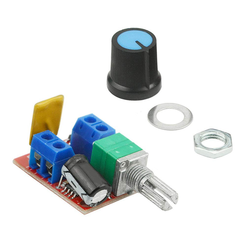 [Australia - AusPower] - WMYCONGCONG 3 PCS DC Motor Speed Controller 3V 6V 12V 24V 35V 5A Speed Control Switch Mini LED Dimmer 