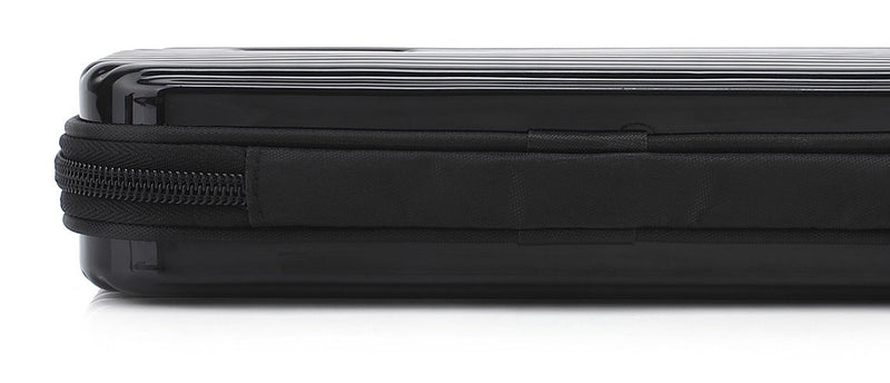 [Australia - AusPower] - KAYOND Hard Pencil Case PC Hard Shell case for Executive Fountain Pen,Ballpoint Pen,Stylus Touch Pen,Durable Students Stationery with Zipper (Black) Black 