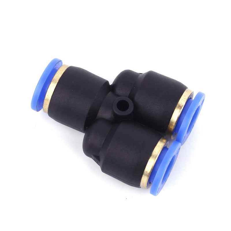 [Australia - AusPower] - SNS SPY-3/8 3/8" Tube OD Union Y Type Plastic Push to Quick Connect Tube Fitting(10 PCS) 