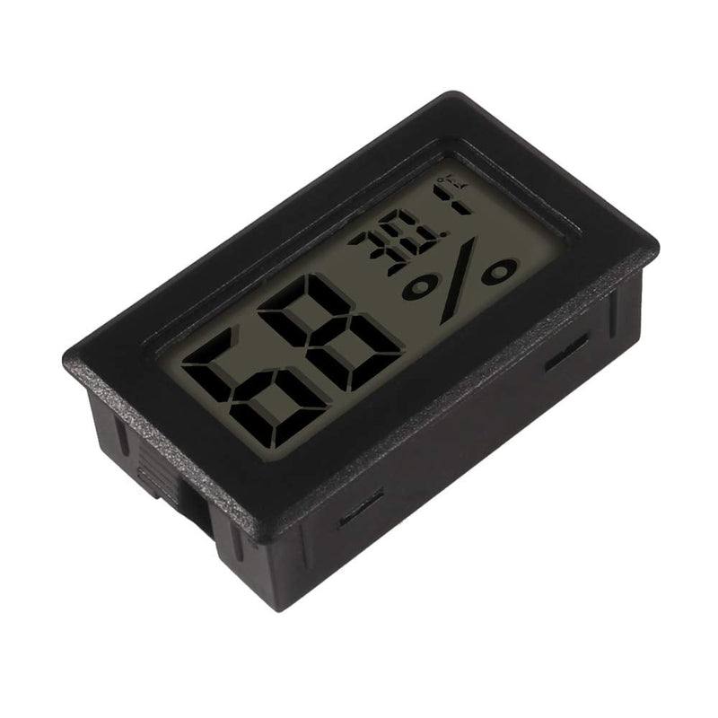 [Australia - AusPower] - ACEIRMC 3pcs Black Digital LCD Thermometer Temperature Monitor with External Probe for Fridge Freezer Refrigerator Aquarium (Centigrade) 
