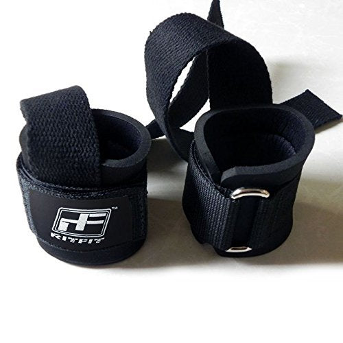 [Australia - AusPower] - RitFit Lifting Straps + Wrist Protector for Weightlifting, Bodybuilding, MMA, Powerlifting, Strength Training ~ Men & Women 