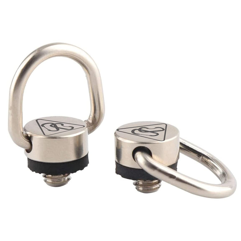 [Australia - AusPower] - Danger Buddies Camera Carabiner Clip D-Ring - Easily Attach a Carabiner to Your Camera with This 1/4-20 Tripod Mount D-Ring (1-Pack) 1-Pack 