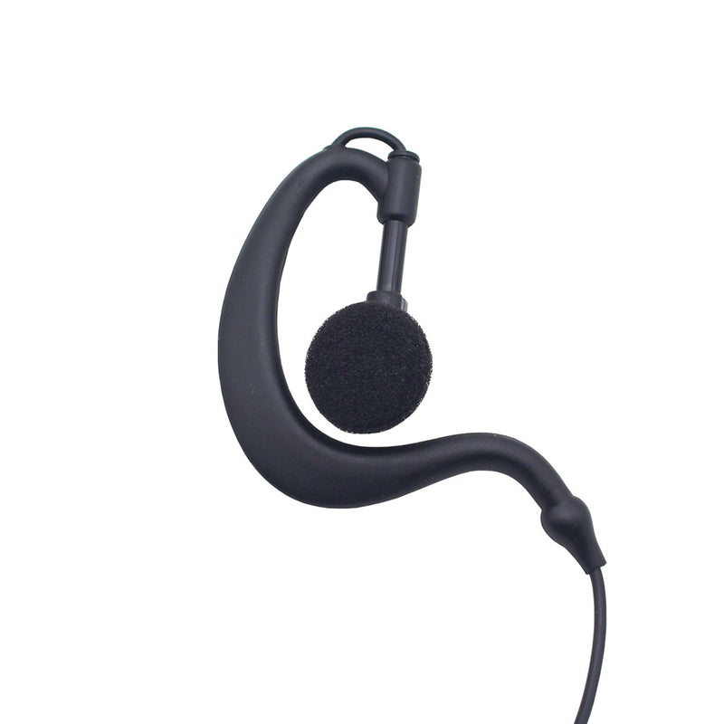 [Australia - AusPower] - GoodQbuy 2 Pin G Shape Clip-Ear Headset Earpiece is Compatible with Motorola BRP40 CP200 CP200D CP185 CLS1410 CLS1110 DTR650 RDU2020 RDU4100 RDU4160D RDU2080D RMU2040 RMU2080D CLS RDU RMM RMU(2 Pack) 