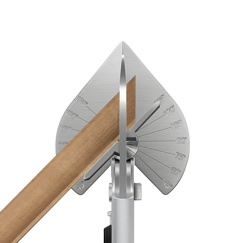 [Australia - AusPower] - TOWOT Sharp Multi Angle Miter Shear Cutter Adjustable at 45 to 135 Degree with Safety Lock Hand Tools for Cutting Plastic PVC and Molding Trim Upgrade Hardened Version a 