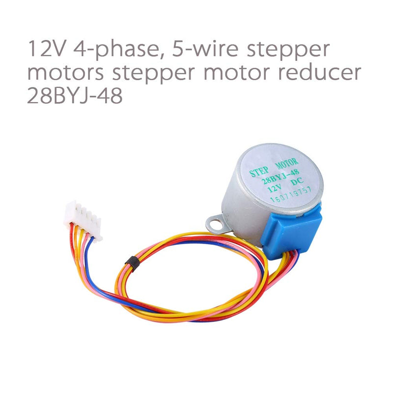 [Australia - AusPower] - DC 12V Gear Motor Encoder Speed Reduction Gearbox Stepper Motor Reducer Replacement Motor 28BYJ-48 Mini Stepper Motor 
