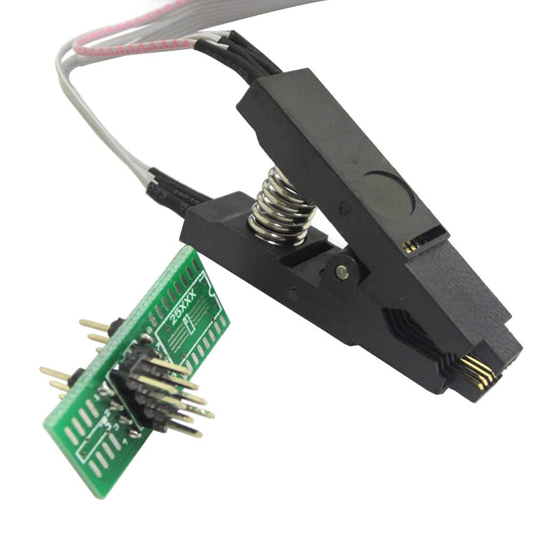 [Australia - AusPower] - WINGONEER SOIC8 SOP8 Test Clip for EEPROM 93CXX / 25CXX / 24CXX in-Circuit Programming+2 adapters 
