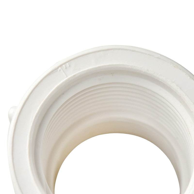 [Australia - AusPower] - FangKingNo 10pcs 0.5Inch female to female threaded PVC Fittings pipe fitting Female Coupling (Female x Female Pipe Thread) Coupler Connector White (1/2") 1/2 Inch 