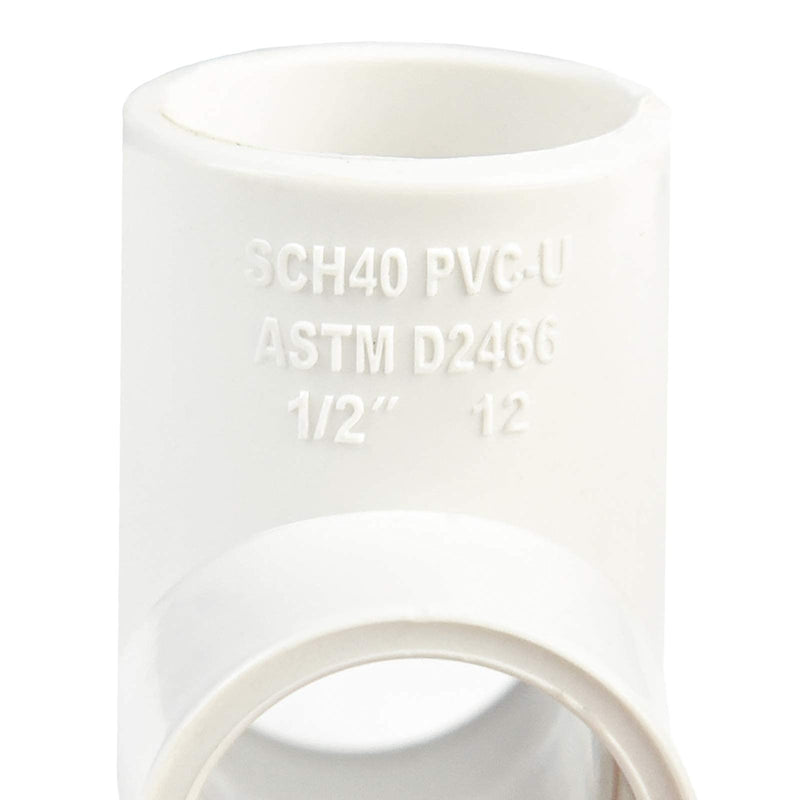 [Australia - AusPower] - FangKingNo 10pcs 1" 3-WayTee PVC fittings Pipe Fitting Coupling Adapter(Socket x Socket x Socket) Schedule 40 PVC Easy to Install and High Tensile for Home or Industrial Use-10pack （1 Inch) 10 1 Inch 