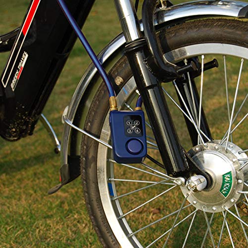 [Australia - AusPower] - Solebe Digital Lock Bike/Motorcycle/Gate Door Digital Lock with Anti Theft Alarm 110dB blue(31.5 Inch) 