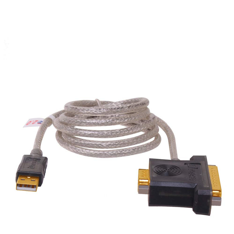[Australia - AusPower] - USB to Serial Adapter, DTECH DB25 DB9 RS232 to USB Cable 4 Feet with FTDI Chip Supports Windows 11 10 8 7 and Mac 
