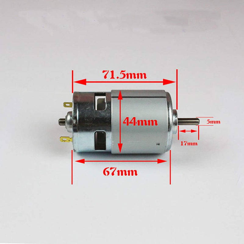 [Australia - AusPower] - Abovehill 775 DC Motor Set 12V-24V 6000-12000RPM Ball Bearing Motor for Electrical Tools +Motor Bracket +Drill Chuck+Bushing+4mm Drill 