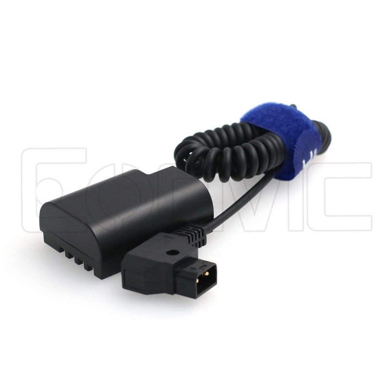 [Australia - AusPower] - Eonvic D-Tap to DMW DCC12 DC Coupler Dummy Battery Adapter for Panasonic DMC GH5 GH4 GH3 Digital Camera, Coiled Cable 