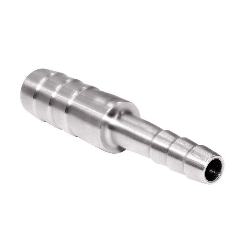 [Australia - AusPower] - Beduan Stainless Steel Reducing Splicer Mender Barb, 1/2" to 3/8" Hose Barb, Reducer Barb Fitting Air Water Fuel Boat (Pack of 2) 1/2" to 3/8" 