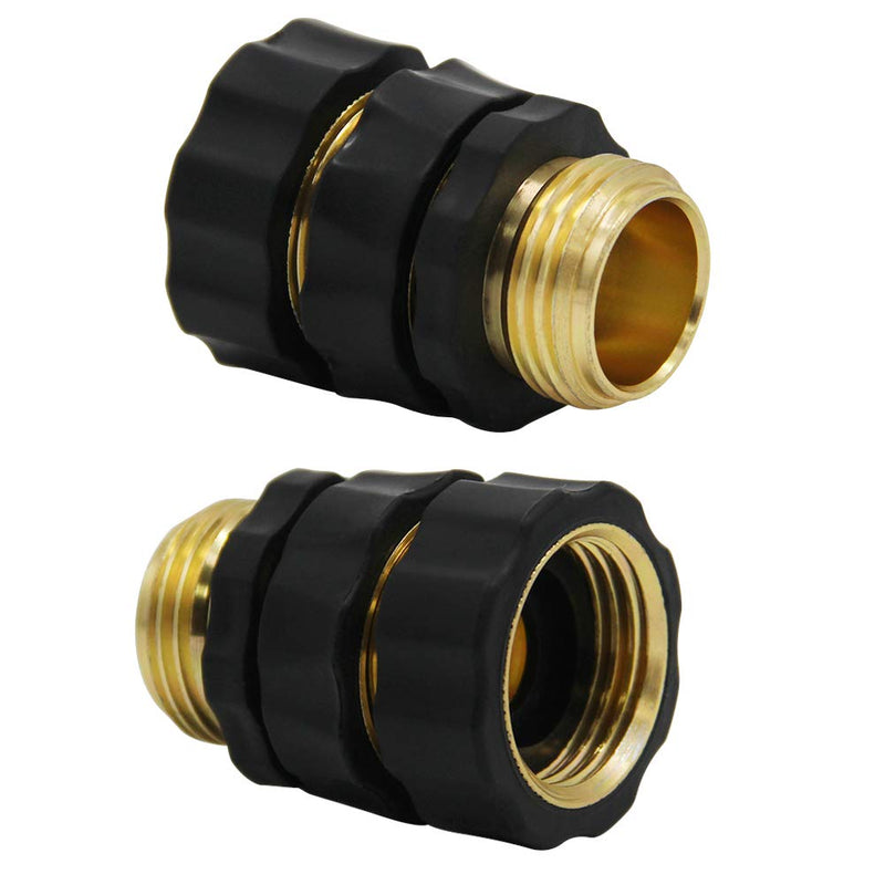 [Australia - AusPower] - Twinkle Star 3/4 Inch Garden Hose Fitting Quick Connector Male and Female Set, 4 Set 4 Sets 