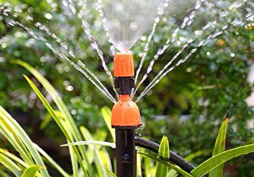 [Australia - AusPower] - CTKcom Micro Spray Adjustable 360 Degree Water Flow Irrigation Drippers on Stake Emitter Drip System,Pack of 25 