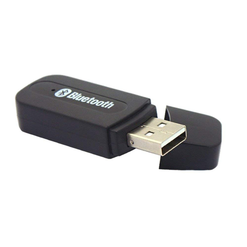 [Australia - AusPower] - USB Bluetooth Receiver for Car, Music Streaming Car Kit, Portable Wireless Audio Adapter 3.5mm Aux Cable 