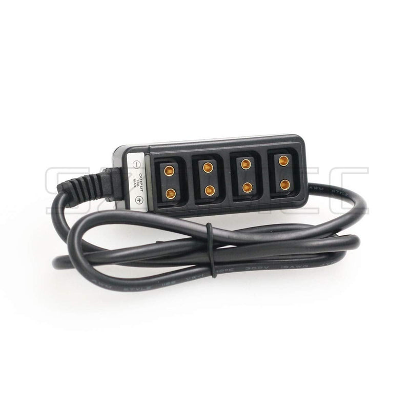 [Australia - AusPower] - SZRMCC Hirose 4 Pin 12V Power Out to 4 D tap Splitter P tap Splitter Cable for Sony F5 F55 FS7 Camera (6''inch) 6''inch 