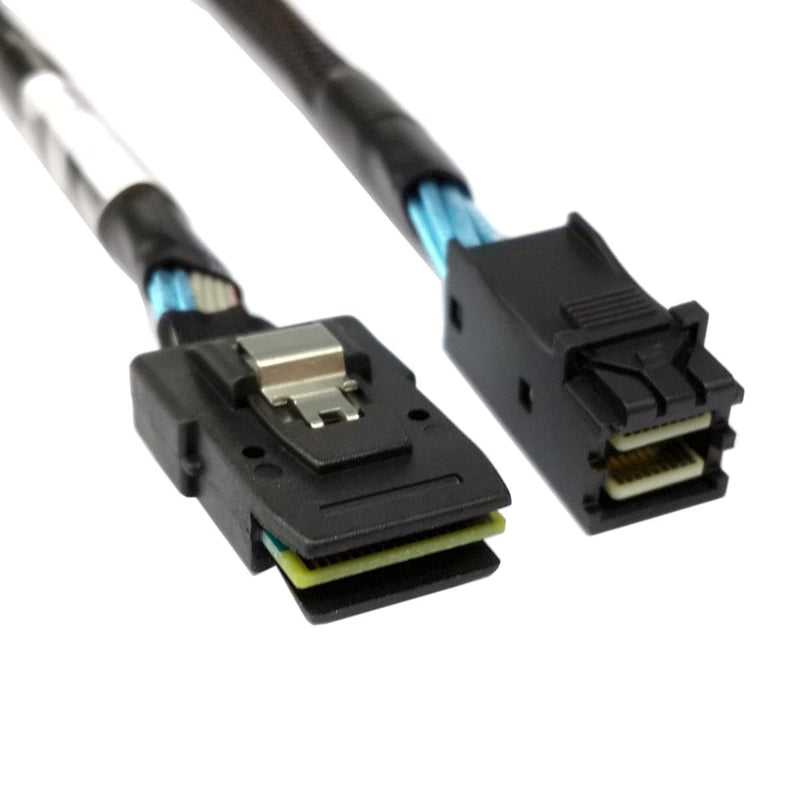 [Australia - AusPower] - CY Internal Mini SAS SFF-8087 to Mini SAS High Density HD SFF-8643 Data Server Hard Disk Raid Cable 50cm 