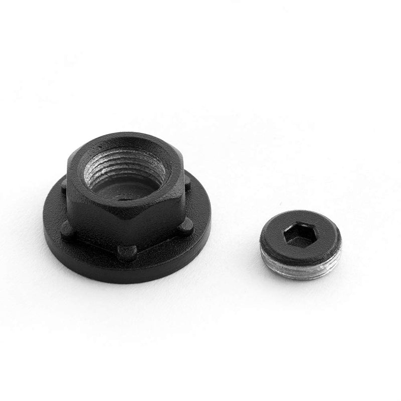 [Australia - AusPower] - OZCO 56621 1-1/2-inch Hex Cap Nut, (10 per Pack), Black 
