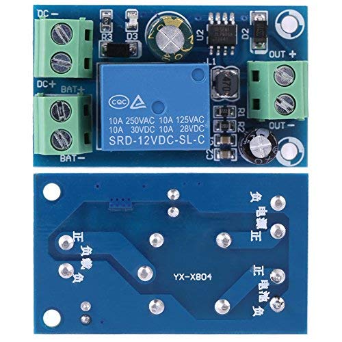 [Australia - AusPower] - Yinhing Power Supply Controller, DC Power/Battery Switch DC 12V 24V 36V 48V 10A Power Supply Battery Controller Emergency Automatic Switch Module 
