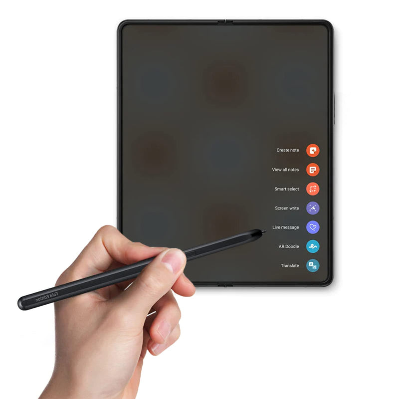 [Australia - AusPower] - Galaxy Z Fold 3 S Pen Fold Edition,S Pen Samsung Z Fold 3,4096 Pressure Levels,Stylus Pen Replacement for Samsung Galaxy Z Fold 3 5G + Tips/Nibs(Black) 