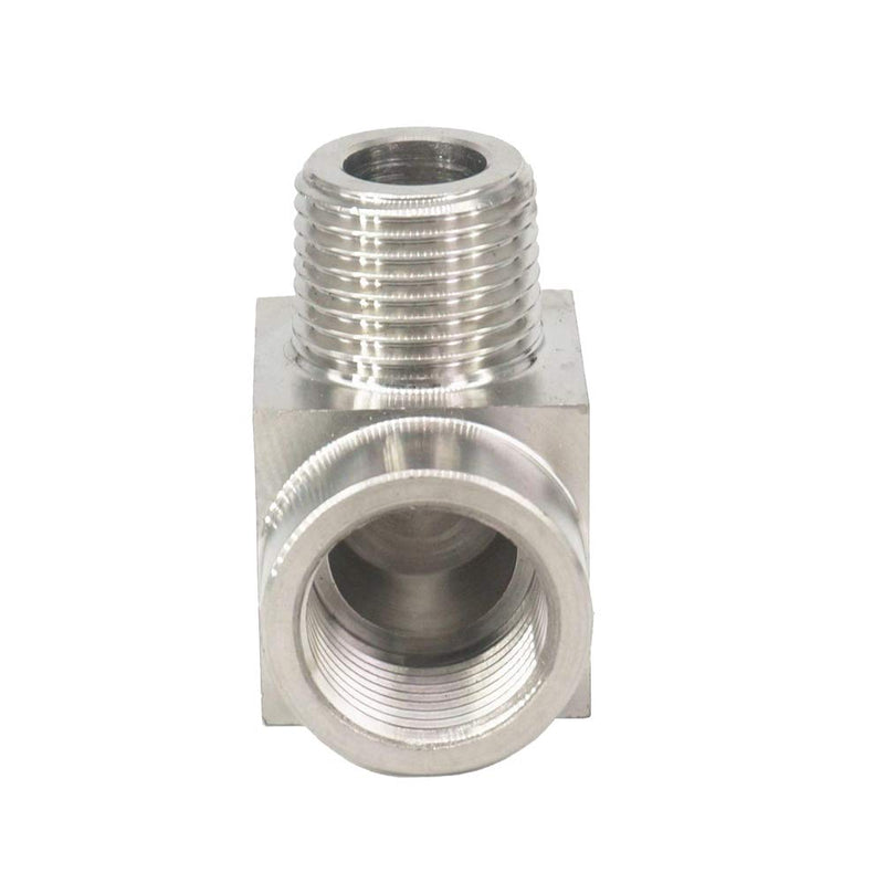 [Australia - AusPower] - Beduan Stainless Steel Cast Pipe Fittings, 90 Degree Street Elbow 1/2" NPT Male x 1/2" NPT Female Water Fuel Air Male to Female 