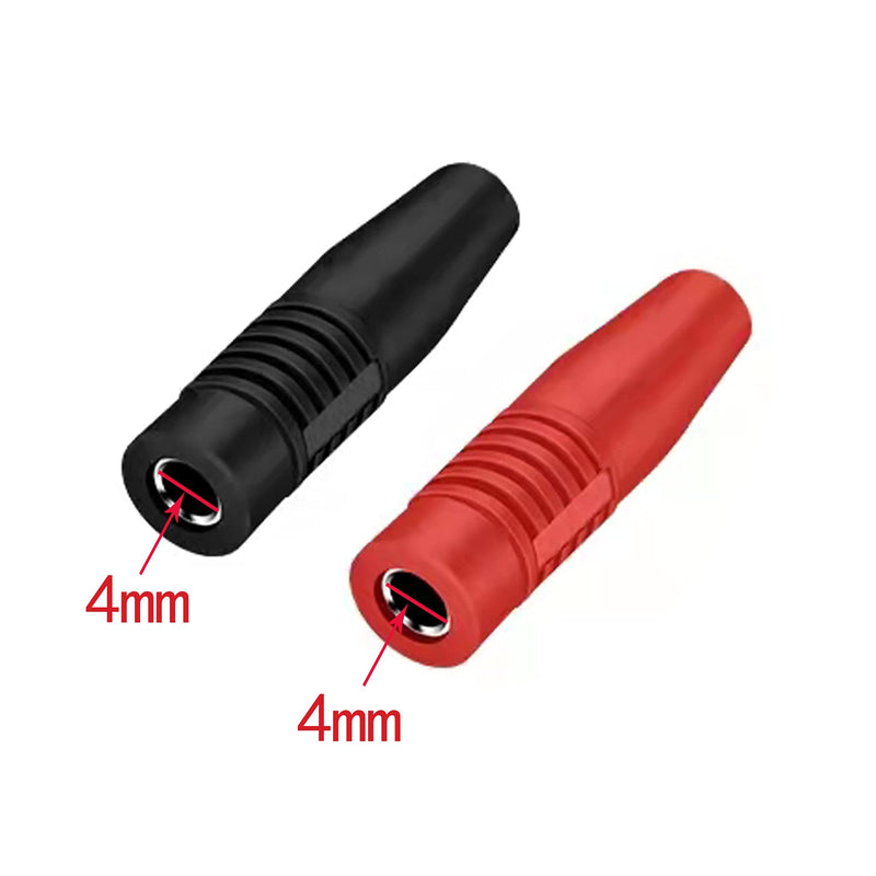 [Australia - AusPower] - WJSTN-012 3-in Spade Plug to Two Dual 4mm Banana Plug Audio Cable adapters ，45 Degree Type Y Plug Speaker distributors 4-Pack 