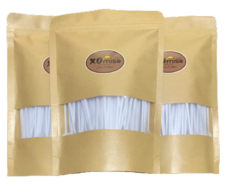 [Australia - AusPower] - XOmise Coffee Stirrers Disposable White Plastic Stirrer Spoon, Tea Stirrer, Stir Sticks - 5 inches - 200 counts Caf'e Restaurant Ware 
