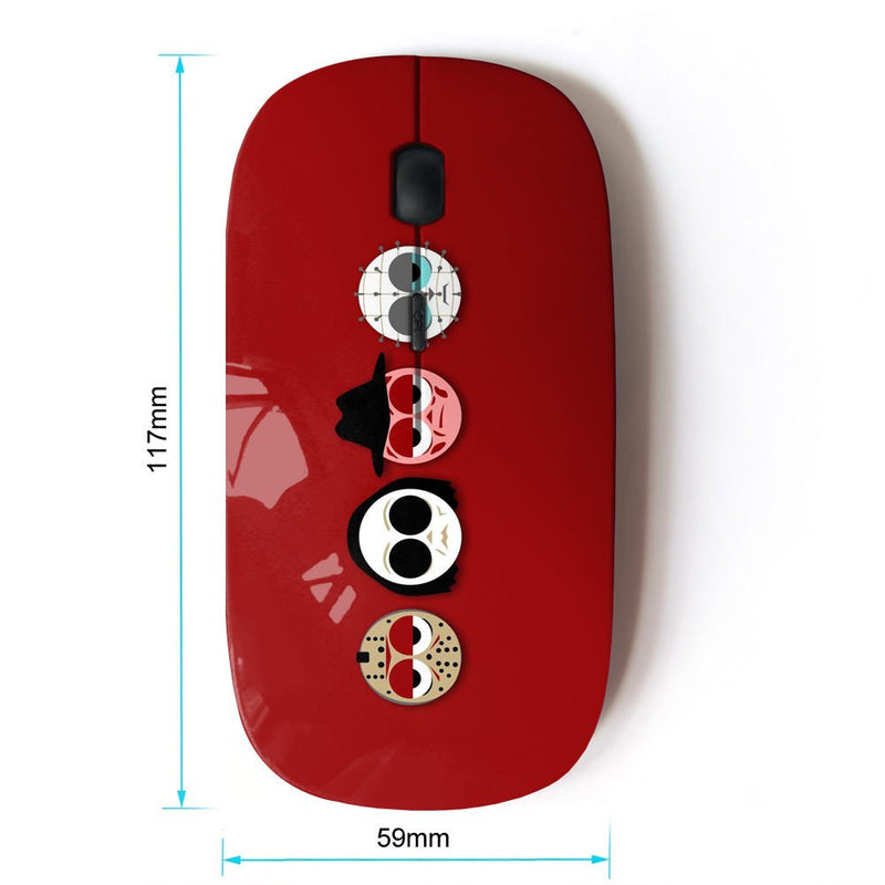 [Australia - AusPower] - KawaiiMouse [ Optical 2.4G Wireless Mouse ] Funny Horror Movie Masks 