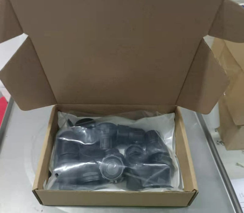[Australia - AusPower] - Axawibe 5 pcs RJ45 Waterproof CAT6/CAT5E/CAT5 Connector, Ethernet LAN Cable Connector, Ethernet LAN Cable Connector Twin-Head Outdoor LAN Coupler Adapter Female to Female 
