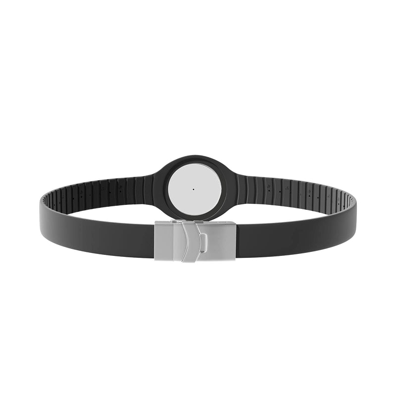 [Australia - AusPower] - Divoti Badge Sensor Cover Armband for Freestyle Libre 14-Day or 2, Adjustable Trim to Fit, Securely Protect and Quickly Put-on/Take-Off—No More Extra Irritating Adhesive Patches - Black Matte Black 
