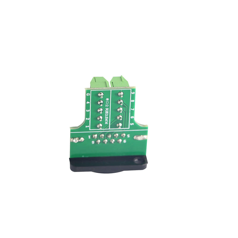 [Australia - AusPower] - QIANRENON DB9 Panel Mount Terminal RS232 Serial to Terminal Female Adapter Connector Breakout Board, 9 Pin Welding-Free D-Type Connector,Black 